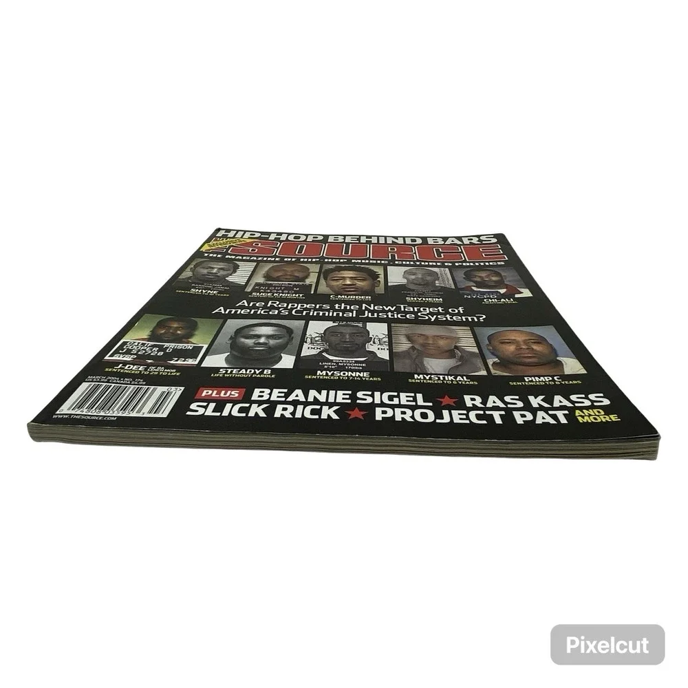(Lot of 3) The Source Magazine Hip-Hop Behind Bars 1 2 3 Gucci C Murder Mystikal